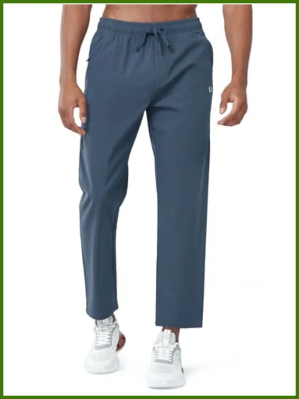 Men's Fleece Lined Sweatpants Winter Warm Straight Leg Athletic Pants